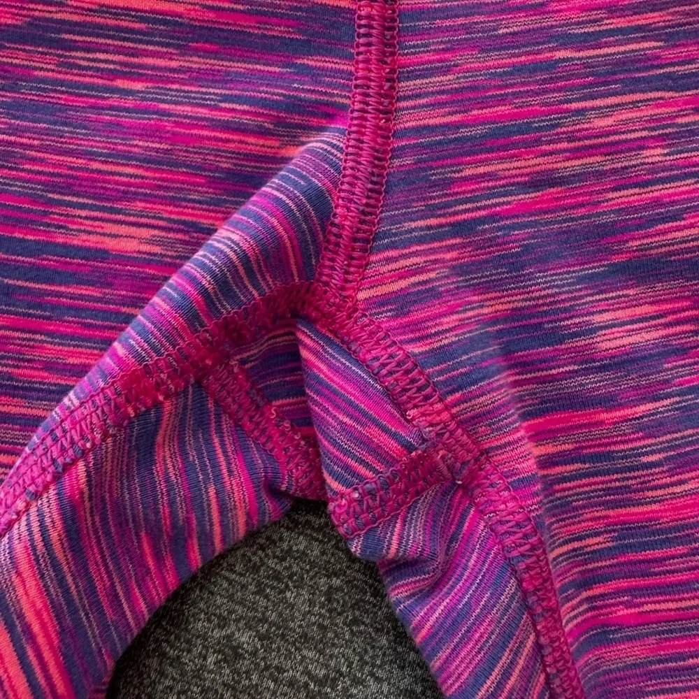Ivivva Pink and Purple Striped Top and capris lot 14 EUC